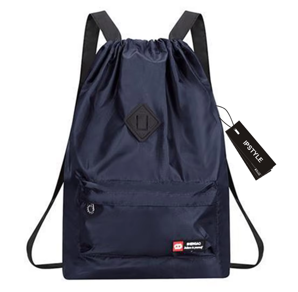Outdoor Oxford Cloth Drawstring Bag Lightweight Nylon Travel Backpack