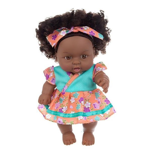 Stuff Box Baby Doll Soft Rubber Movable Limbs Colorful Outfit Toy for Girl