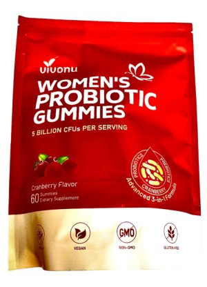 Vivonu Womens Probiotic Gummies - 60 Gummies