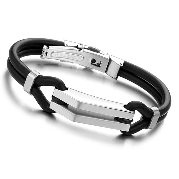 Men's Unique Stylish Silicone Bracelet