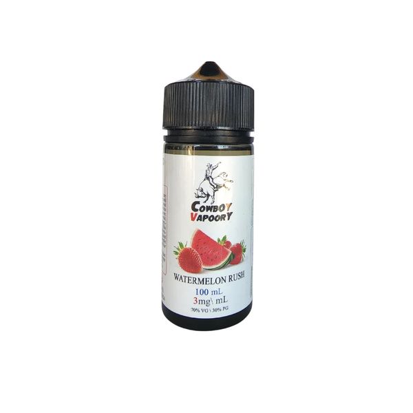Cowboy Vapoory Vape Juice / E-liquid 100ml 3mg Watermelon Rush