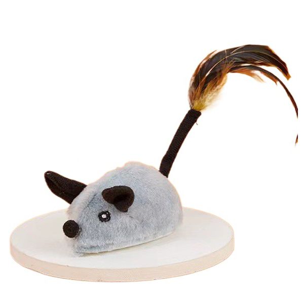 Interactive Remote-Control Electric Mouse Toy for Cats