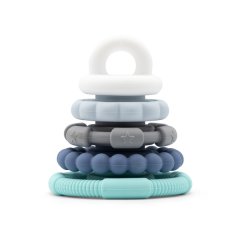 Jellystone Designs Rainbow Stacker And Teether Toy (Ocean)