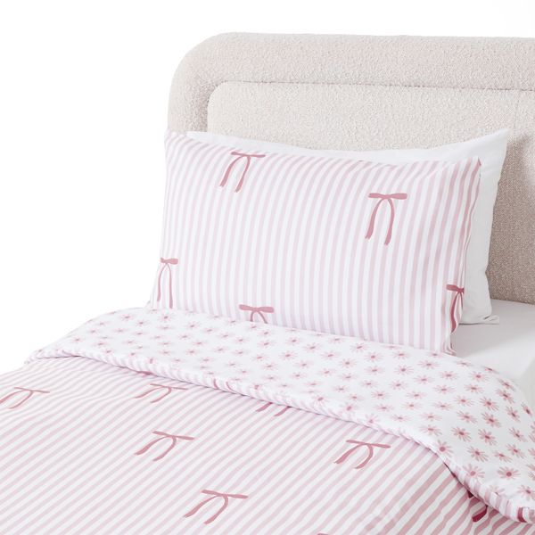 George &amp; Mason Mircofibre Duvet Set Daisy Bows