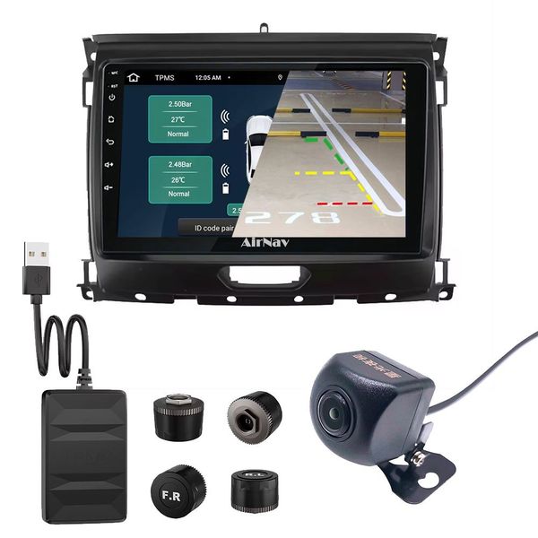 AirNav Android 13 IPS Radio Wireless CarPlay Compatible with Ford Ranger T7