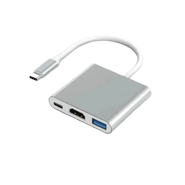 USB-C to HDMI 4K Adapter with USB 3.0 Port, PD Fast Charging and SD Reader