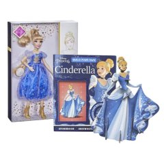 Disney Princess Cinderella Doll and 3D Figure Book Combo