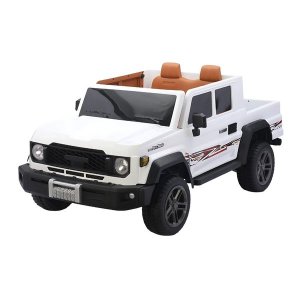 Large 4x4 Kids Electric Ride On Land Cruiser Inspired - Desert Sand Beige