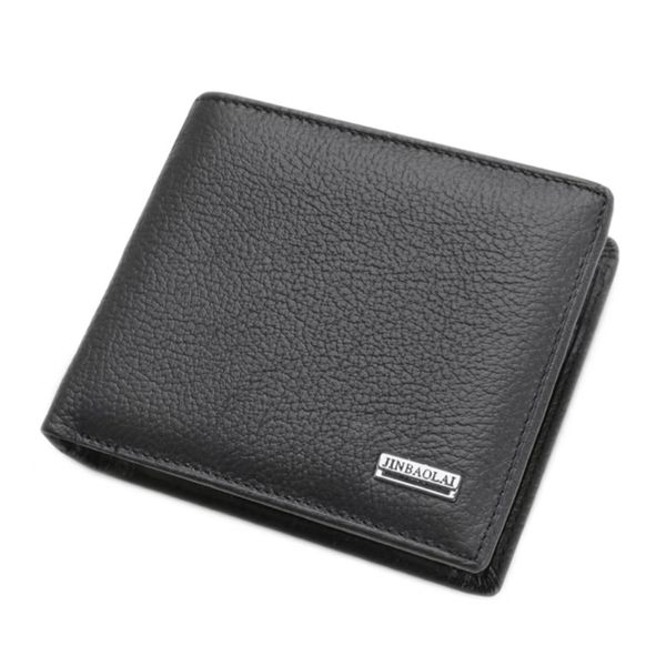 Men's Short Wallet Genuine Leather Wallet