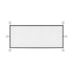 Compact Indoor Pet Safety Gate - 110CM × 72CM - Grey