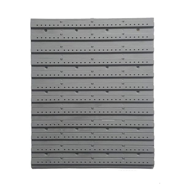 BIG JIM Wall Mounted Component Box Louvre Hanger Board (Grey)