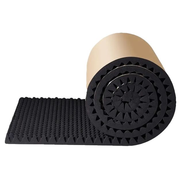 Echo-Less Acoustic Foam Self-Adhesive Sheet - 100x50x2.5cm