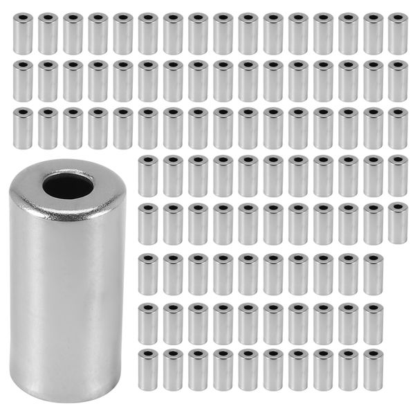 100 Pieces Gaines Cable cap Fixing Brake Speed 5mm Metal Silver for Bike