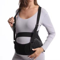 4-in-1 Maternity Support Belt - Relieves Abdominal Pain - Black - LANCI