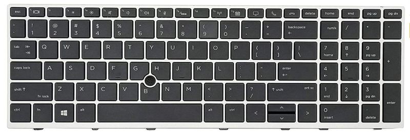 Backlit Keyboard compatible with HP EliteBook 850 755 ZBook 15U G5 G6