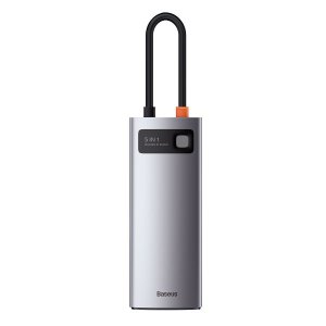 Baseus Metal Gleam Series 5-in-1 Multifunctional Type-C HUB Docking Station