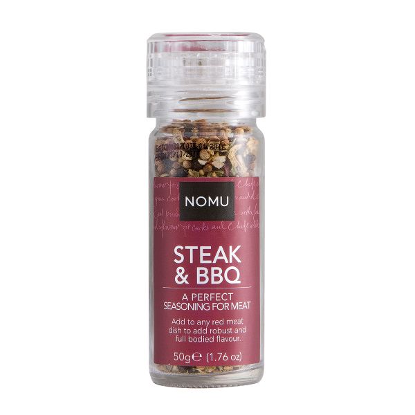 NOMU Steak &amp; BBQ Seasoning Grinder 55g