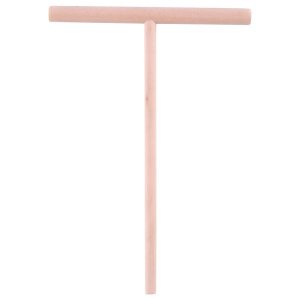 T Shape Crepe Maker Pancake Batter Wooden Spreader Stick Diy Use 1Pc