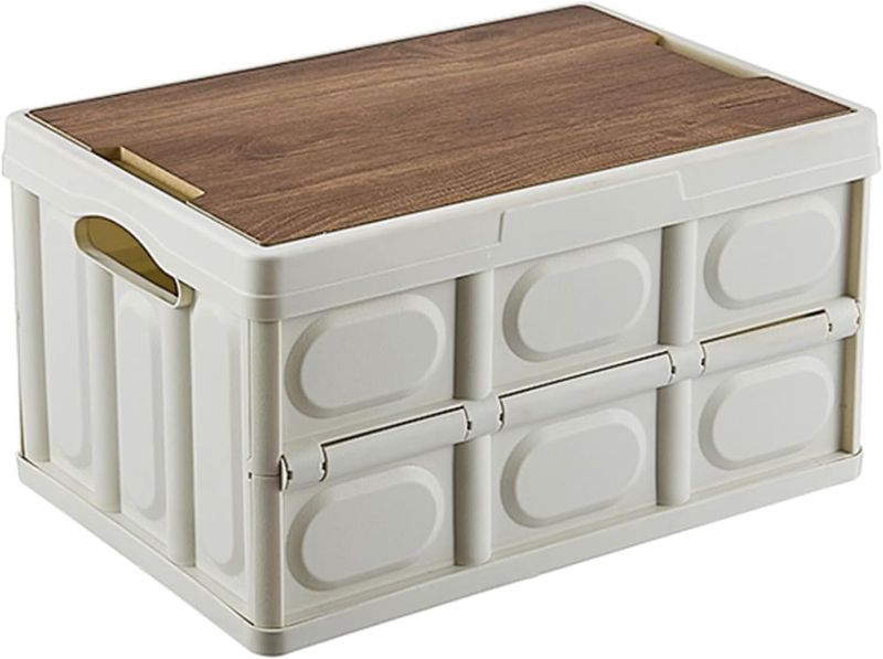 Foldable and Stackable Storage Crate - 50L