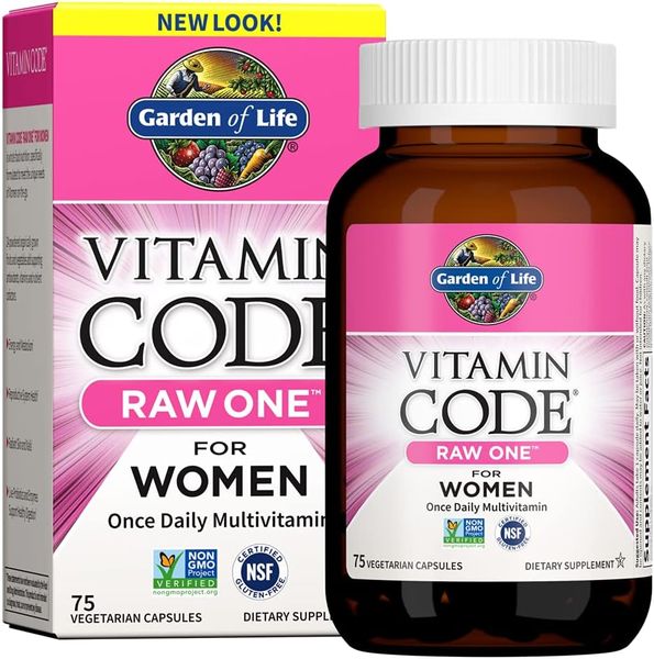 Garden of Life Vitamin Code Raw One Multivitamin for Women - 75 Servings