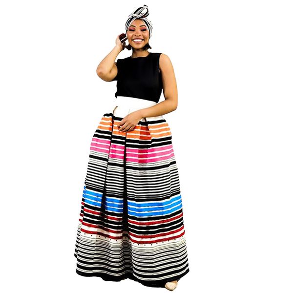 Africa Fashion House Anna-Mo Printed Xhosa Maxi Skirt