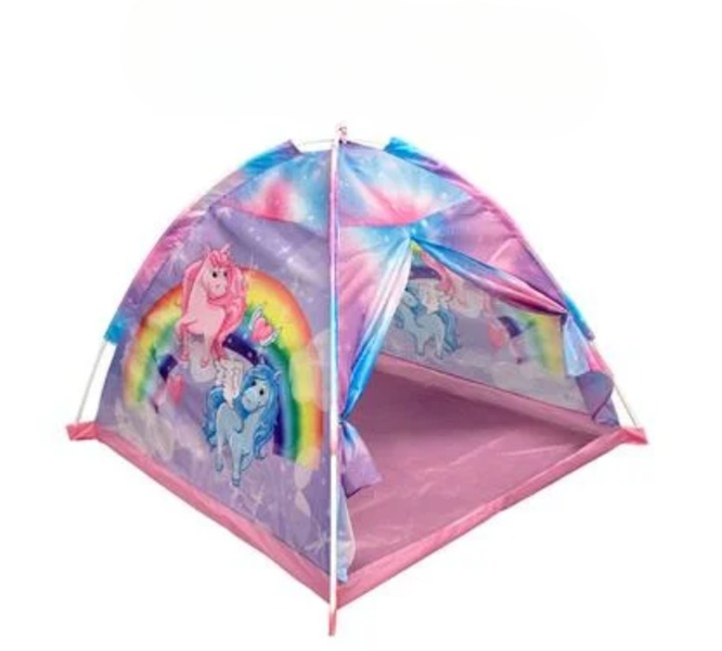 Instant Pop-Up Unicorn Play Tent - Sparkling Rainbow Fun