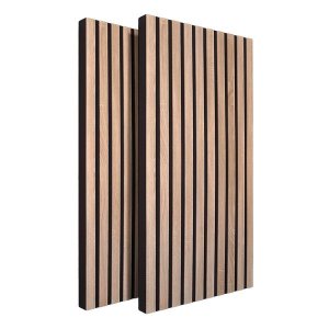 Slatted Acoustic Panels - 2 Pack