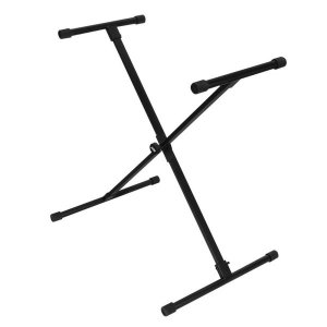 On Stage KS8190X Single-X Bullet Nose Keyboard Stand
