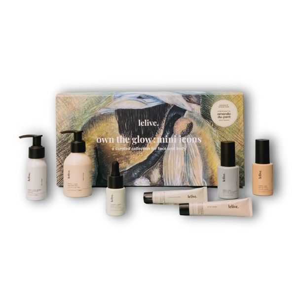 Lelive - Own the Glow: Min Icons | 7-Piece Set - Mini Set/Travel Size/Gift