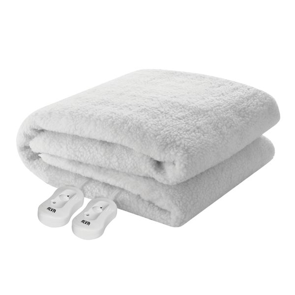ALVA King | Sherpa Fleece | Fitted Electric Blanket W/ Elastic 183x188cm