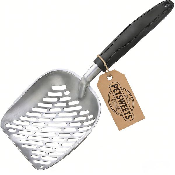 Cat Litter Scoop Kitty Metal Scooper for Litter Box