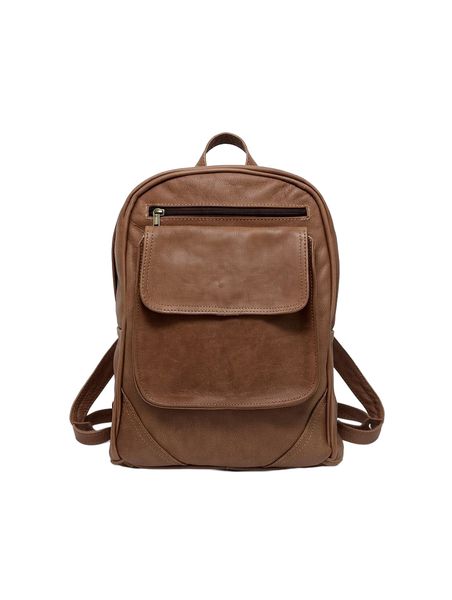 Genuine Leather Explorer Backpack - 15L capacity