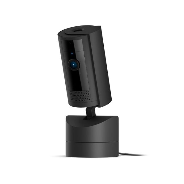 Ring Pan-Tilt Indoor Cam | 1080p HD Video | 360 Pan Coverage | Black