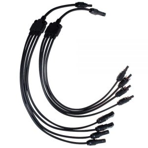 1 to 4 MC4 Solar Branch Panel Cable Connectors