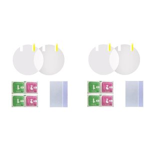 DHAO 4 Piece HD Waterproof Anti-Fog Car Rearview Mirror Clear Nano Film