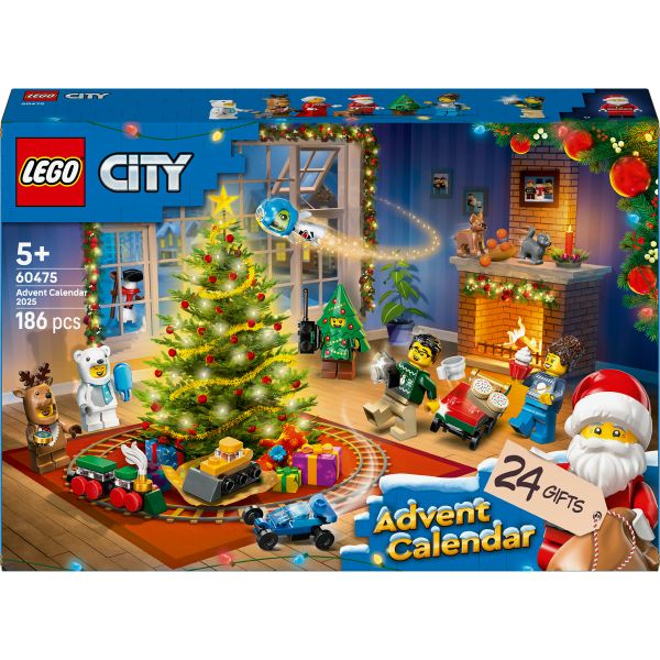 LEGO® City Advent Calendar 2025, Christmas Gift for Ages 5 and over 60475