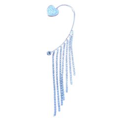 Silver Alloy Cuffs &amp; Wraps Earrings - Right Ear
