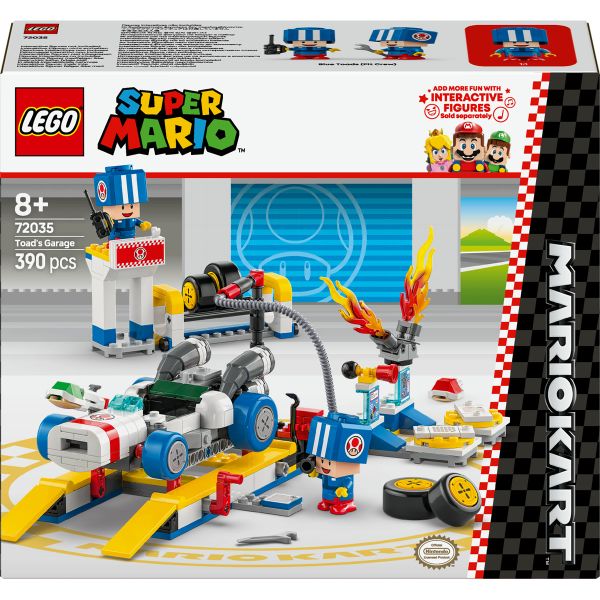 LEGO® Super Mario™: Mario Kart™ – Toad’s Garage, Nintendo® Character Gift 72035