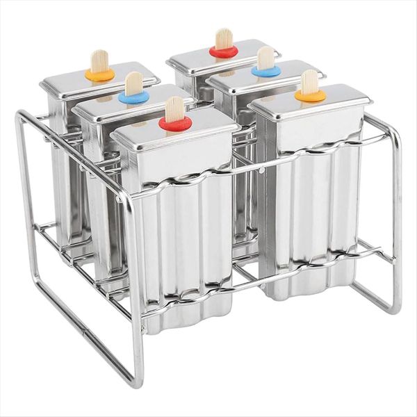 Ice Cream Mold Popsicle Mold Ice Cream Diy Fruit 6 Ice Tray Mold
