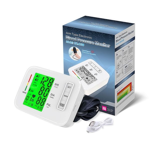 Cozéchic-Blood Pressure Machine for Home,Blood Pressure Cuff w/ LED Screen