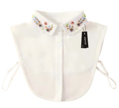 Women Fake Collar Fashionable Versatile Decorative Half Shirt Style Collar