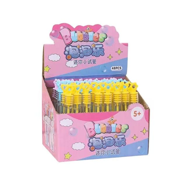 48 Pack Mini Bubble Wands - Portable Bubble Tubes for Kids Party Favours
