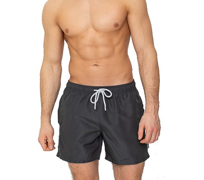 John Frank Men's Swim Shorts Plain - Black