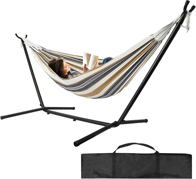 2 Persons Hammock With Solid Stand
