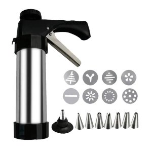 T4U Stainless Steel Cookie Press &amp; Icing Gun