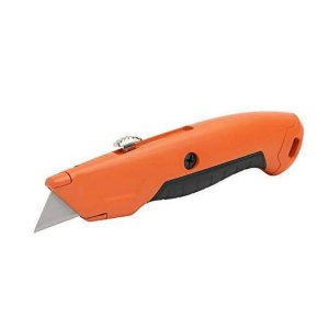 Auto-Loading Squeeze Retractable Utility Knife