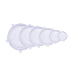 6 Piece clear Food - Storage Lid