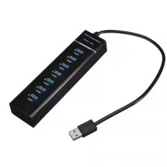 7 IN 1 USB 3.0 Super Speed 7 Port Hub-5 GBPS-For Laptop, Computer