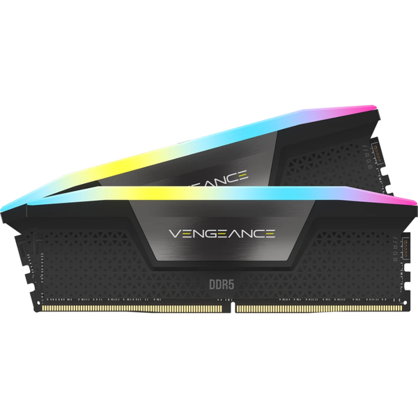 Corsair Vengeance RGB 16GB 2x8GB DDR5 5200MHz Desktop PC RAM Black