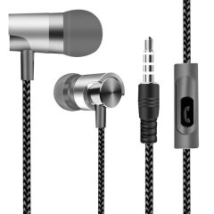 Wired Earphone Digital 3.5mm AUX With Mic Sport Music Headphone For Phones